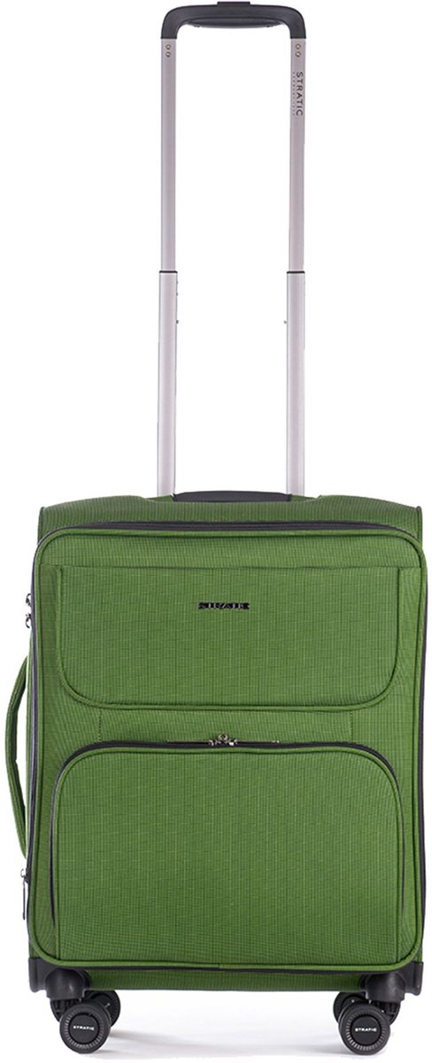 Stratic Bendigo Light - koffer handbagage - o.a Transavia, EasyJet, Corendon en Eurowings - spinner wielen - groen
