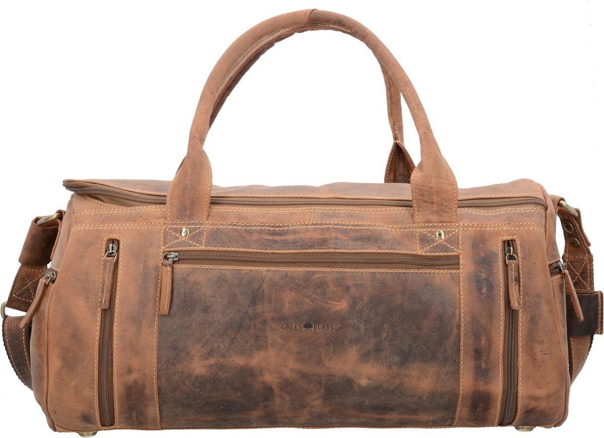 GREENBURRY reistas Vintage Travel Bag Brown bruine