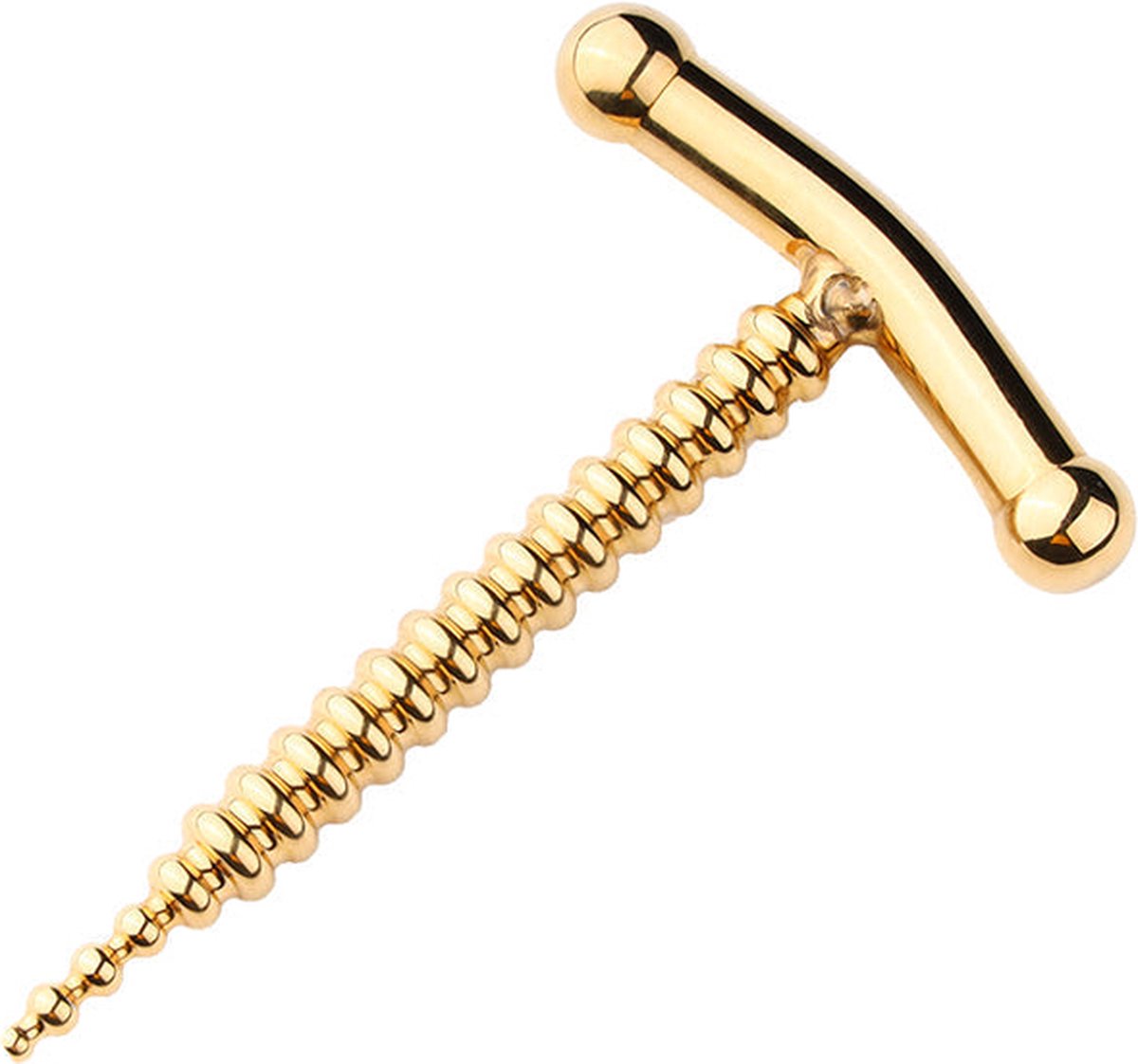 Fixxx - Kurkentrekker Penisplug - Goud - Diameter 8 mm