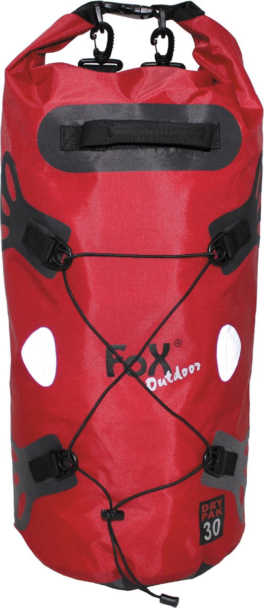 Fox outdoor Waterbestendige Drybag, " Drypak 30 ", 30L, Rood