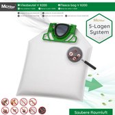 Bol.com 6 stofzuigerzakken + 1 filter geschikt voor Vorwerk stofzuiger Kobold VK200 VK 200 - 5-laagse zak van vlies - type V 820... aanbieding