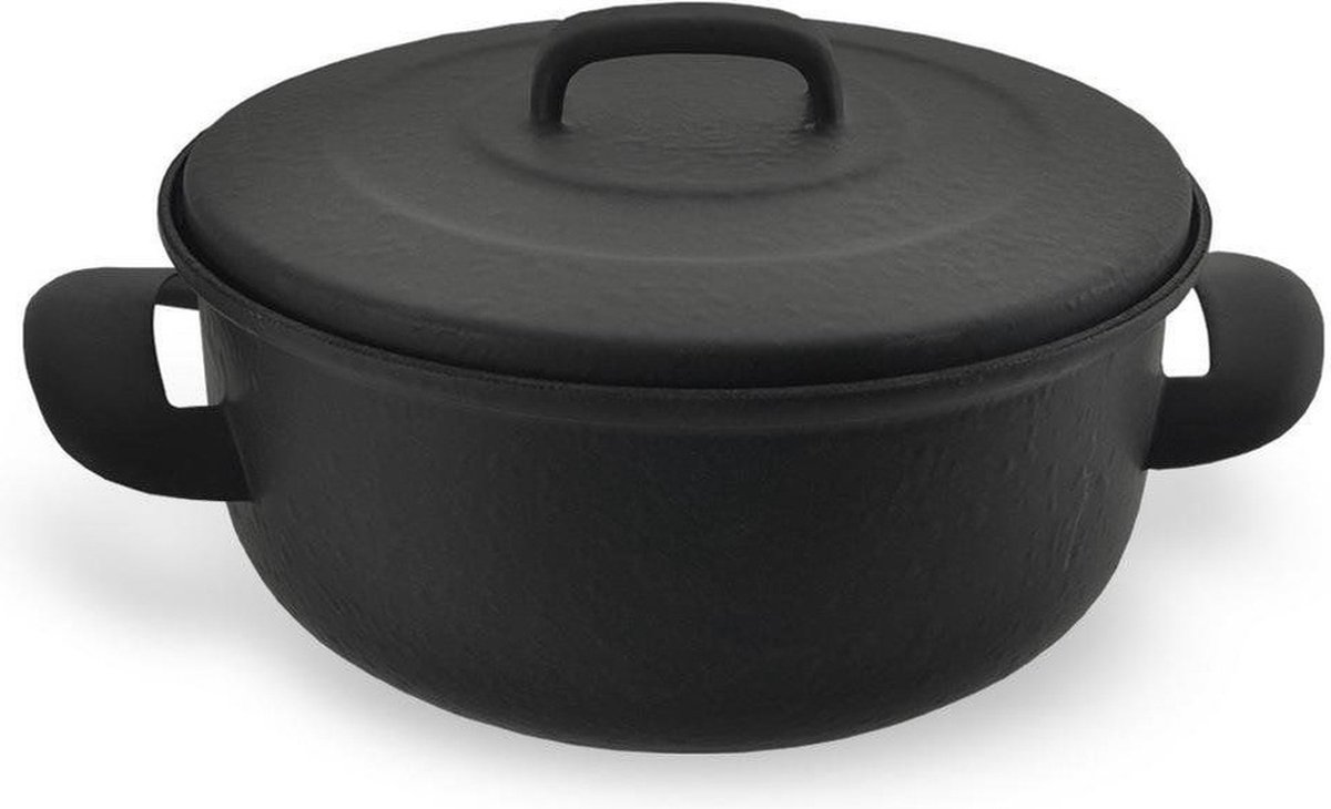 Kookpan Geëmailleerde met Deksel 20 cm, 3 l - Kookpot - Soeppan