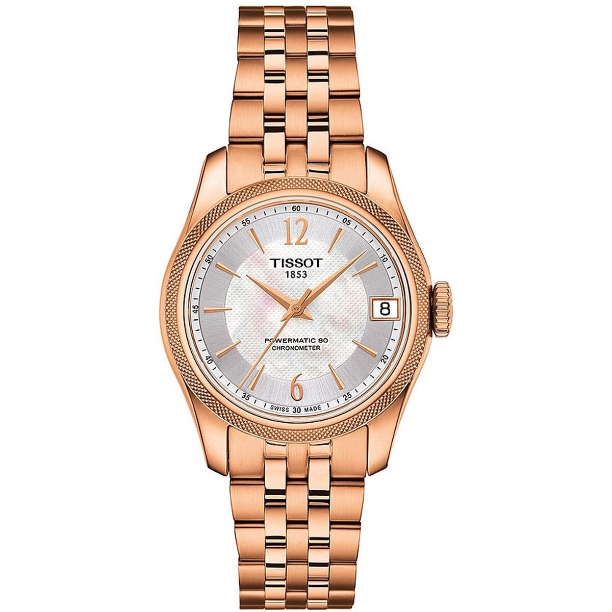 Tissot Ballade Powermatic 80 COSC T1082083311700 Horloge - Staal - Rosékleurig - Ø 31 mm