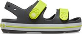 Crocs - Crocband Cruiser Sandal Toddler - Grijs met Gele Sandaaltjes-27 - 28