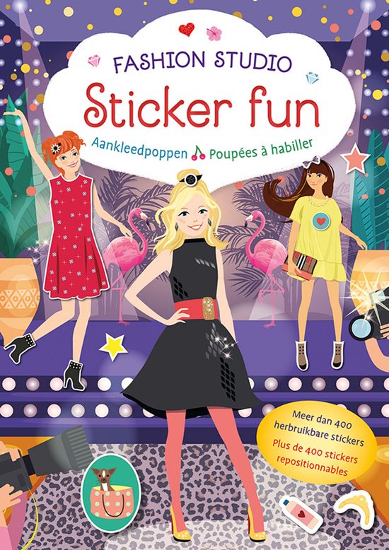 Fashion Studio Sticker Fun – Aankleedpoppen / Fashion Stud ... - cover
