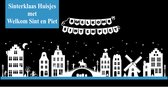 Raamsticker Sinterklaas huisjes | 74-Delig | 130x50cm | Herbruikbaar | Sinterklaas Decoratie | Sinterklaas stickers | Raamstickers Sinterklaas | Sinterklaas raamstickers | Sinterklaas huisjes | Raamstickers huisjes