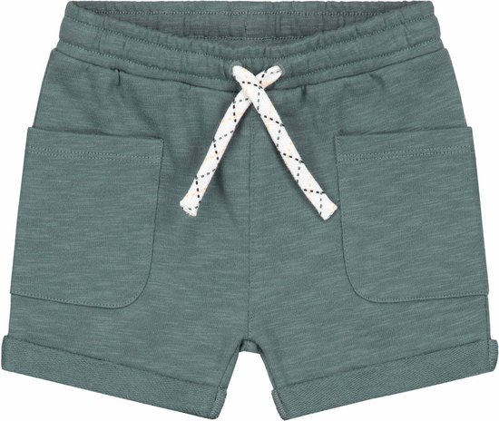 Prénatal peuter short - Jongens - Dark Green Blue - Maat 98