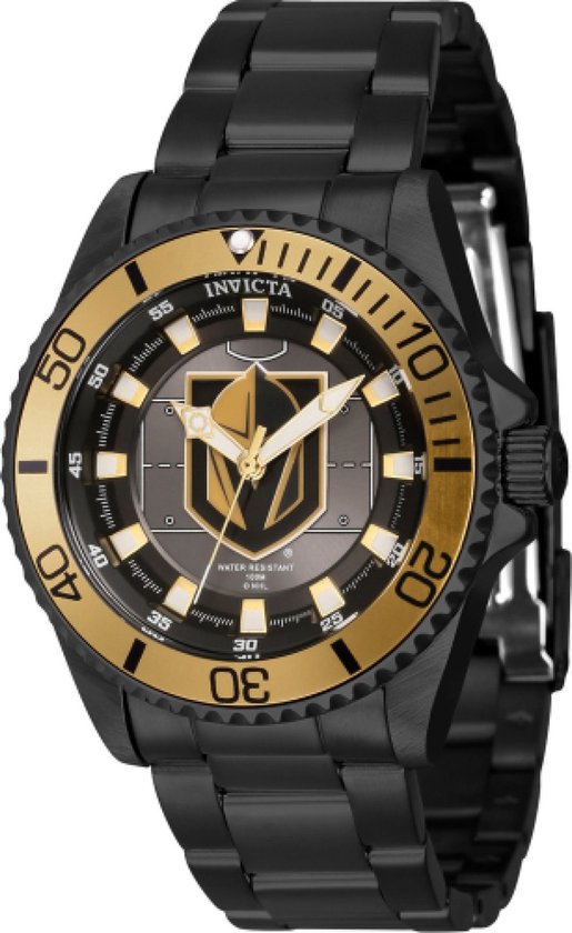 Invicta Pro Diver 14096 Dames Horloge - Quartz Uurwerk Roestvrij Staal Met Zilveren Wijzerplaat 24mm Colour Silver