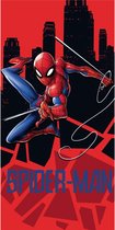 Spider-Man strandlaken - 140 x 70 cm. - Spiderman handdoek - 100% katoen