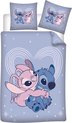 Lilo et Stitch - Housse de couette en polycoton Stitch et Angel (140x200cm + 65x65cm)