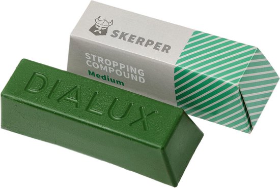 Foto: Skerper stropping compound stc003 polijstblok medium groen