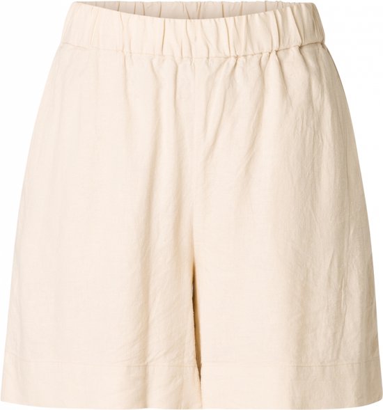 BASE LEVEL CURVY Yardan Shorts - Light Beige - maat 0(46)