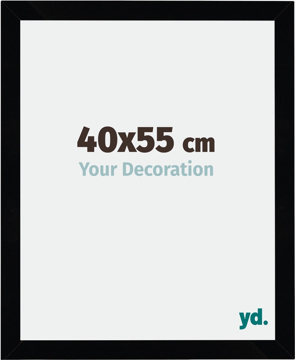 yd. Your Decoration - Fotolijst 40x55 cm - MDF - Zwart Hoogglans - Mura