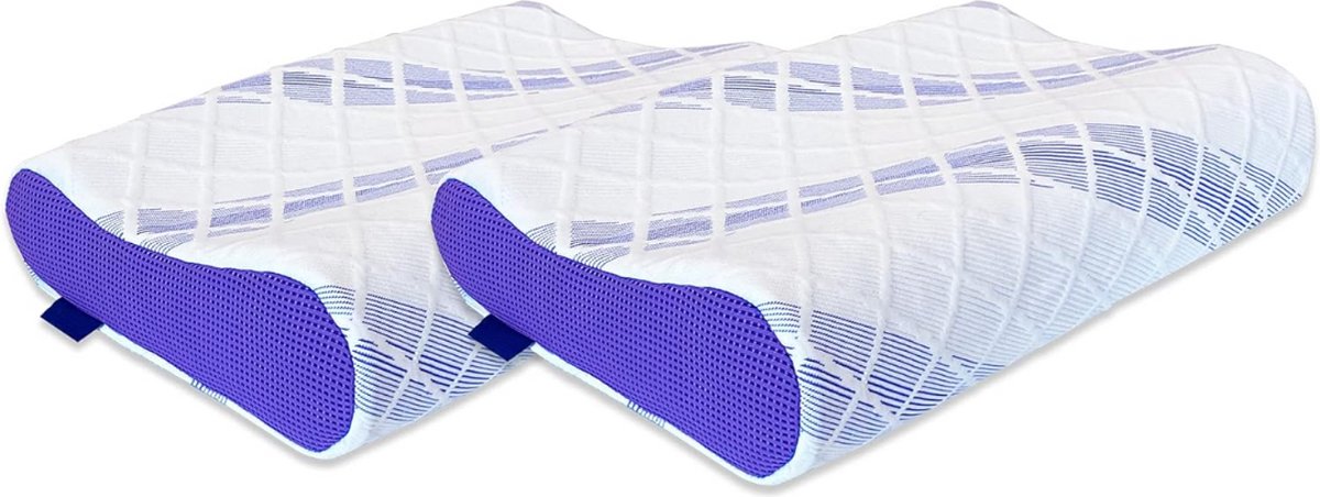 Solacis Hoofdkussen Nekklachten - Hoofdkussen - Hoofdkussen Nekpijn - Hoofdkussen Neksteun - Must have voor het slapen!