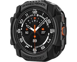 Spigen Rugged Armor Hoesje Geschikt voor Samsung Galaxy Watch Ultra Zwart