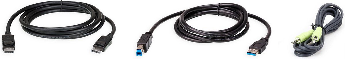 ATEN 2L-7D02UDPX3 toetsenbord-video-muis (kvm) kabel Zwart 1,8 m