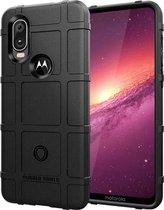 Motorola One Action Rugged Armor Hoesje Zwart