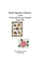 Bead Tapestry Patterns loom Fruits and Flowers Sampler Rose Pink