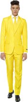 Suitmeister Yellow - Heren Pak - Effen Gekleurd - Geel - Feest - Maat L
