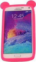 Roze Bumper Beer Medium Frame Case Hoesje voor Samsung Galaxy A7 2016