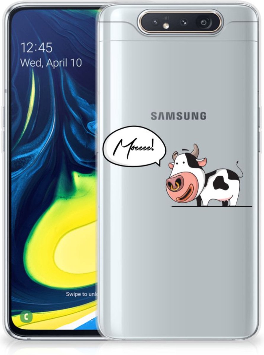 Samsung Galaxy A80 Telefoonhoesje met Naam Cheeky Cow