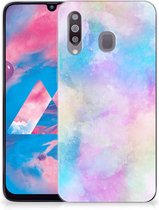 Hoesje maken Geschikt voor Samsung Galaxy M30 Watercolor Light