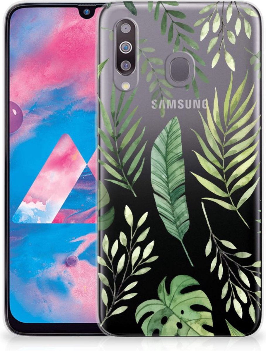Samsung Galaxy M30 TPU Case Leaves