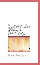 Digest of the Law Relating to Probate Duty
