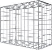 Metalen Gabione 100x80x50cm opvulbare stenen mand met stenen hek privacy 10x10cm