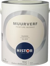 Histor Perfect Finish Muurverf Mat - 5 Liter - Zonlicht (Ral 9010)