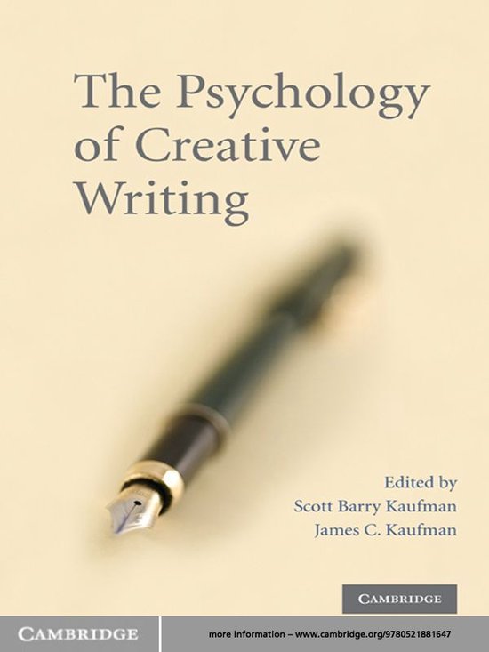 The Psychology of Creative Writing - cover