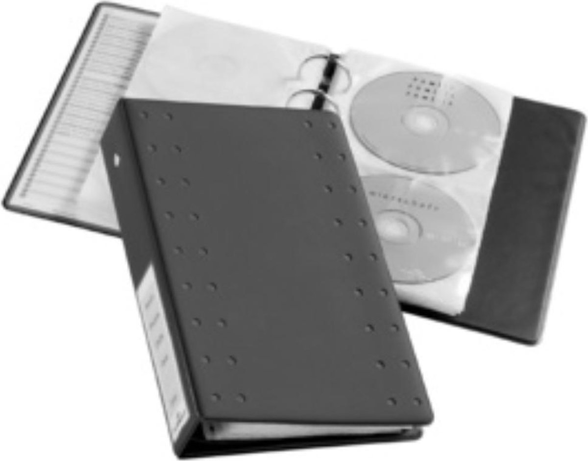 Durable CD/DVD-ordner 40 CDs/DVDs/Blu-rays Antraciet 10 stuk(s) 522758