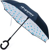 Druppies paraplu - Donkerblauw - blauw