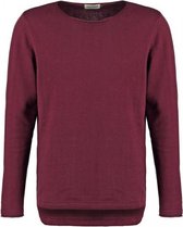 Jack & jones rode trui katoen wijdere hals - Maat S