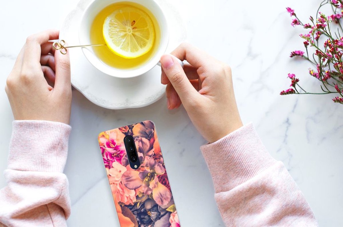 OnePlus 7 Pro TPU Case Bosje Bloemen