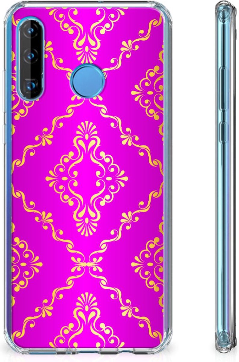 Anti Shock Case Huawei P30 Lite Barok Roze