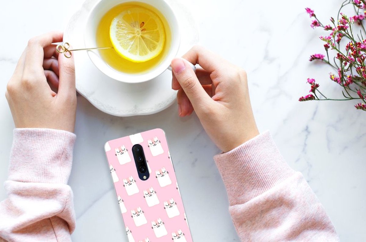 OnePlus 7 Pro TPU Hoesje Sleeping Cats