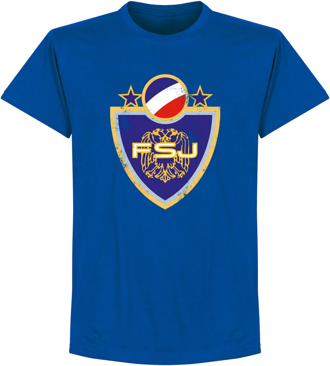 Joegoslavië Logo T-Shirt - Blauw - S