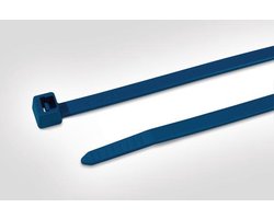 HellermannTyton 111-01665 MCTPP30R-PPMP-BU Kabelbinder Blauw 100 stuk(s)