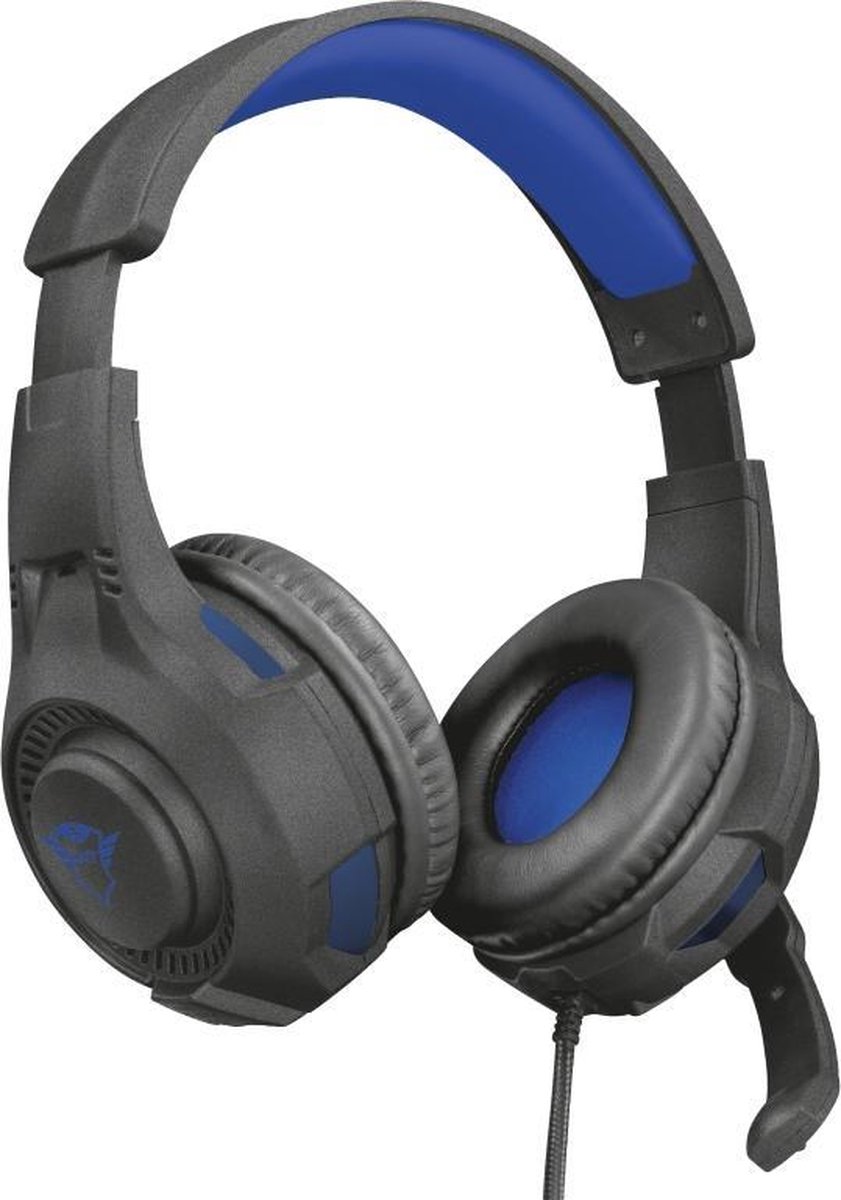 Trust GXT 307B Ravu - Gaming Headset - PS4, PS5 en PC - Zwart/Blauw