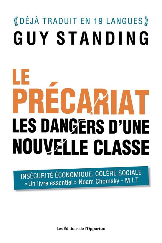 Le précariat - Les dangers d'une nouvelle classe - cover