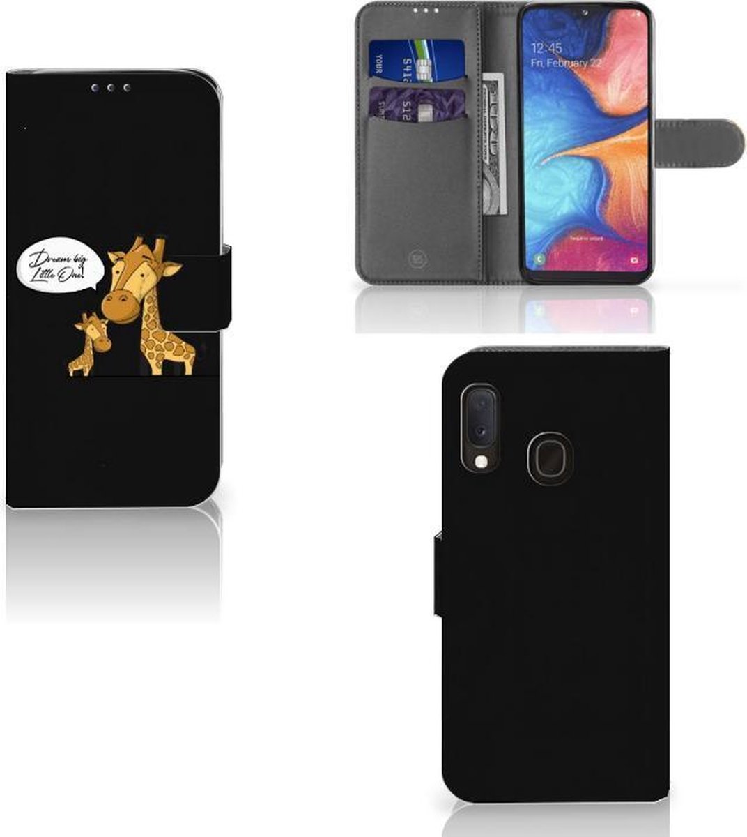 Samsung Galaxy A20e Leuk Hoesje Giraffe