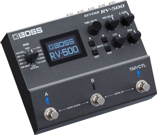 ギター BOSS RV-500 Boss RV-500 - Multi-Reverb - Zwart | bol
