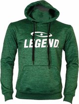Legend Sports Logo Hoodie Groen Maat L