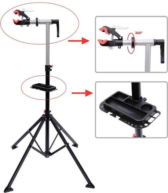 Professionele Universele Fiets Montagestandaard Met Gereedschapsbak - |  bol.com