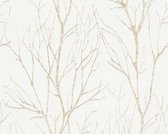 BRANCHES WALLPAPER - Cream Beige Gold - AS Creation Blooming