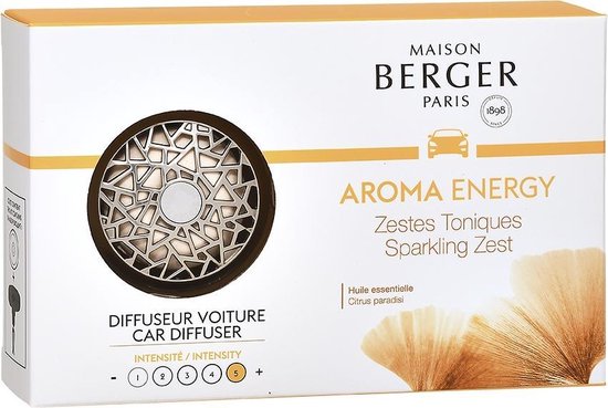 Reis lied verder Auto Parfum Aroma Energy Sparkling Zest Maison Berger | bol.com