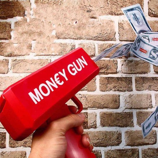 MikaMax Cash Gun – Speelgoedpistool - Money Gun - Geld Pistool - Make It Rain