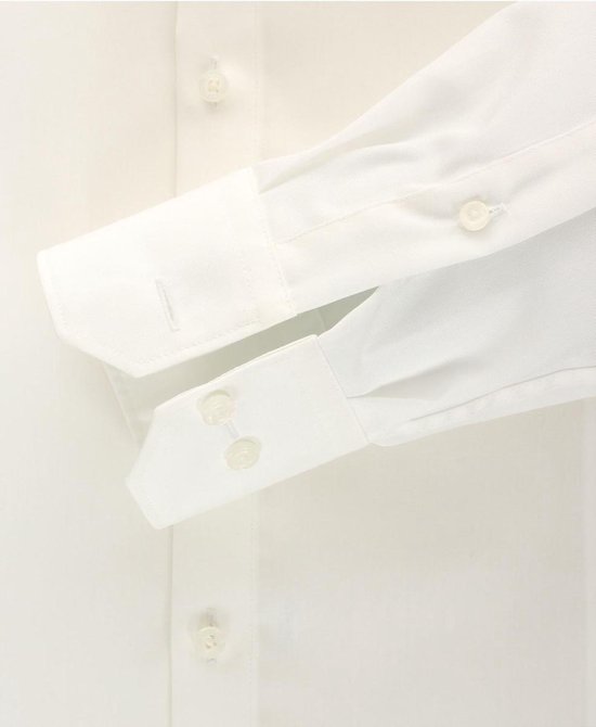VENTI modern fit overhemd - beige - Strijkvrij - Boordmaat: 41