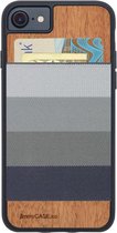 JimmyCASE iPhone 8/7/6S Wallet Case Grey Stripe